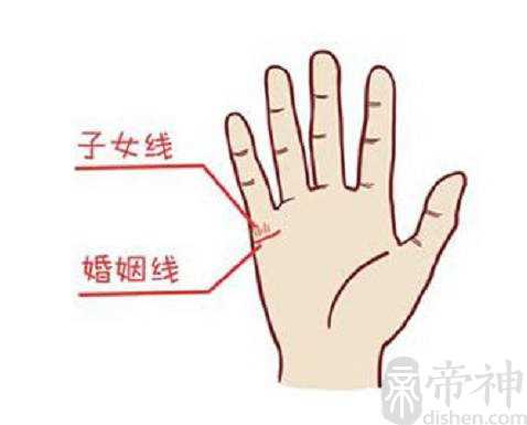 手相：婚姻子女线，此线关系到儿女多寡和好坏，极为重要