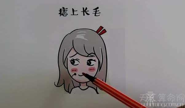 黑色的痣长毛有哪些含义  黑色的痣长毛是福气的象征