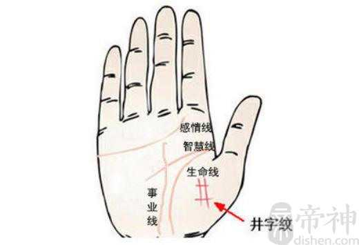 掌中出现井字形纹很吉祥，财运亨通