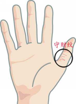 手相图解：守财纹