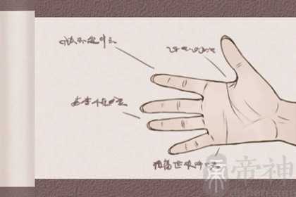 手相婚姻线分叉图解 下垂分叉表示遇人不淑