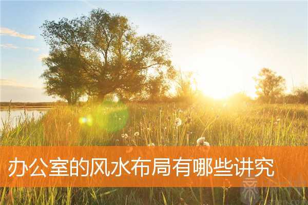办公室的风水布局有哪些讲究