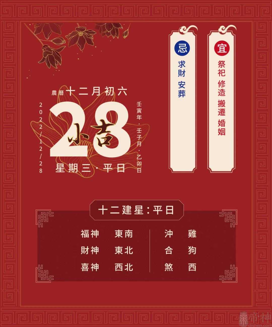 董易林每日生肖运势2022年12月28日