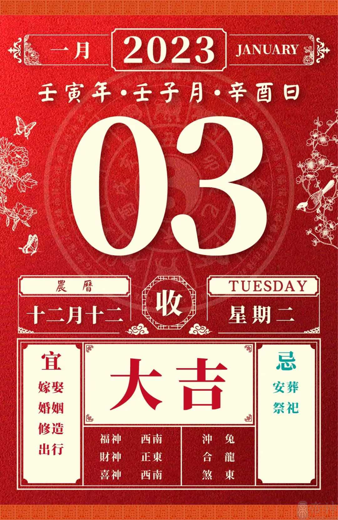 董易林每日生肖运势2023年1月3日