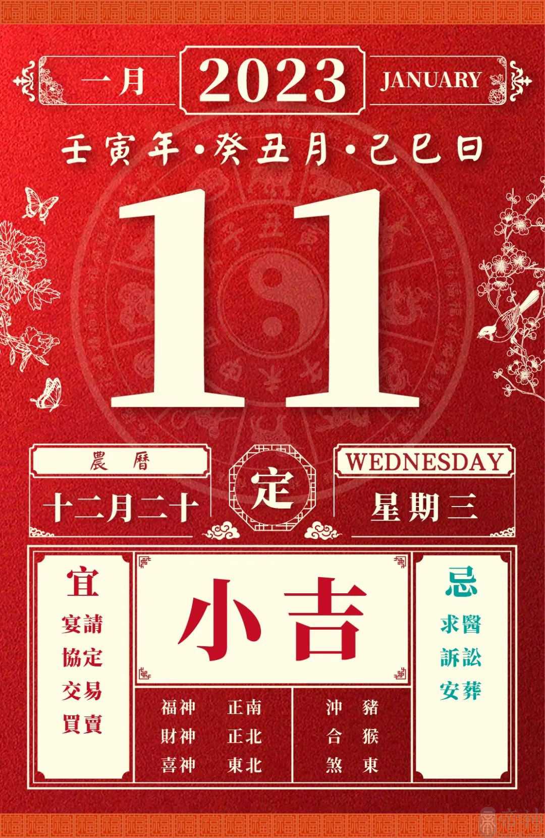 董易林今日生肖运势2023年1月11日