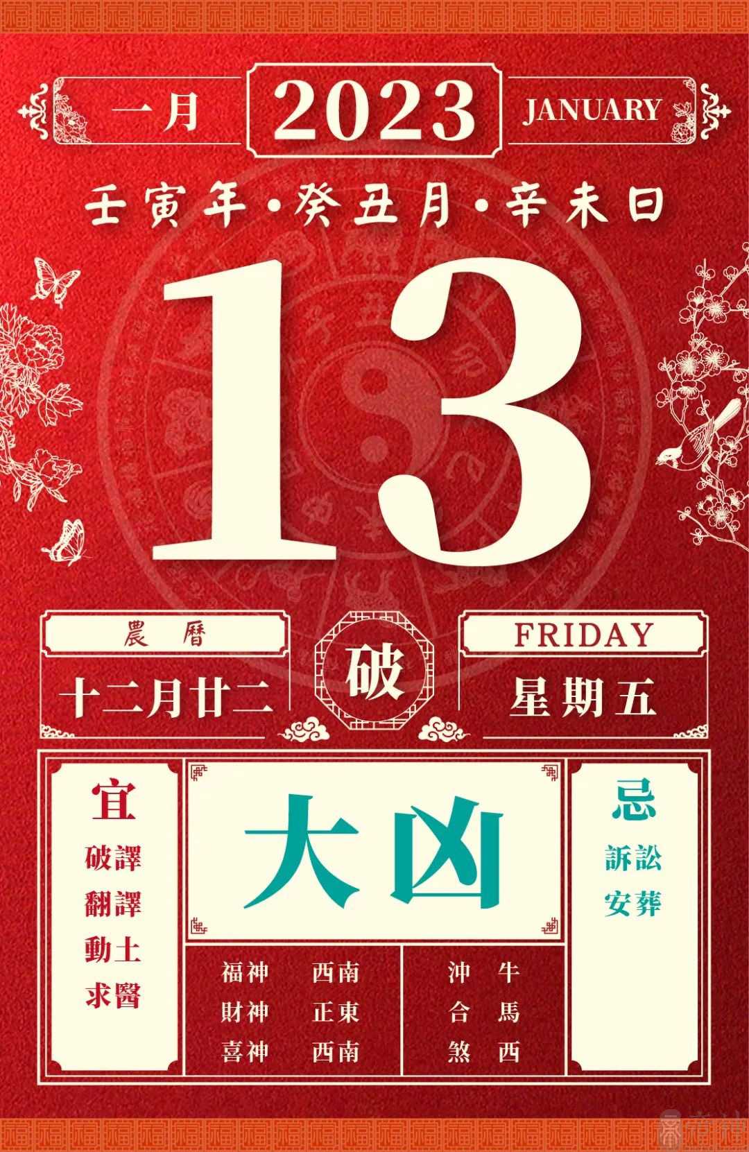 董易林今日生肖运势2023年1月13日